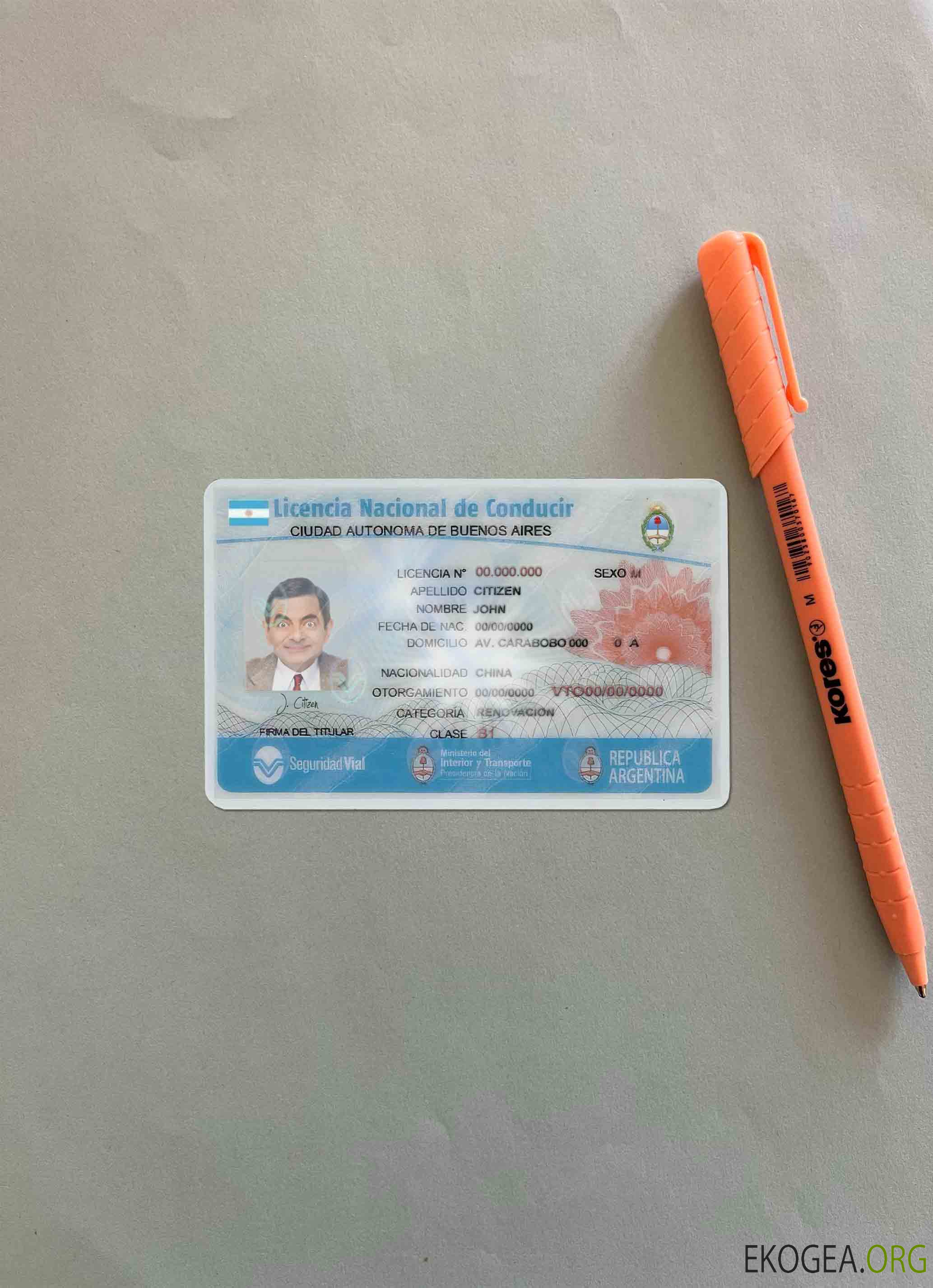 Argentine Buenos Aires DL photolook AVANT